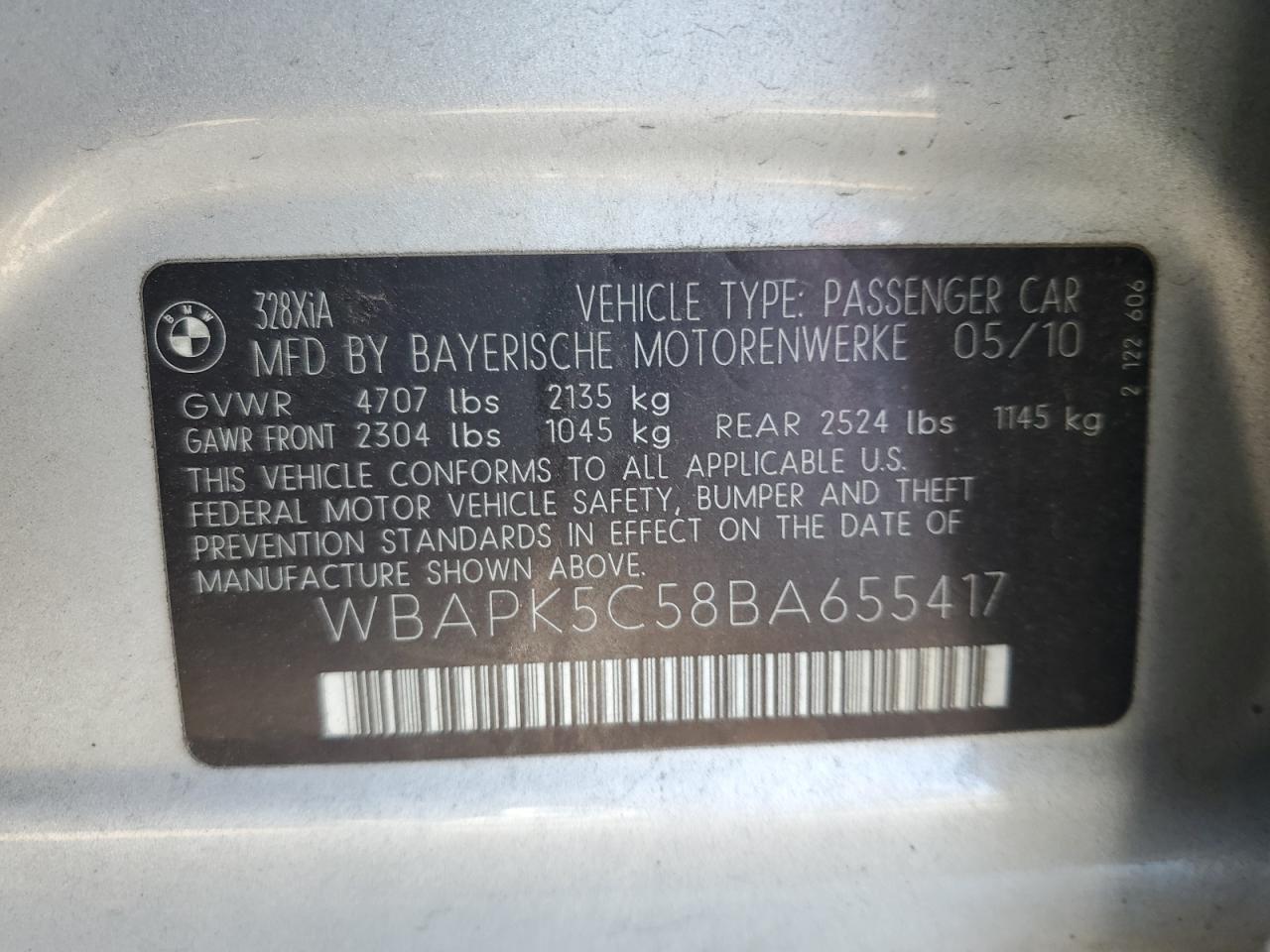 2011 BMW 328 xi Sulev