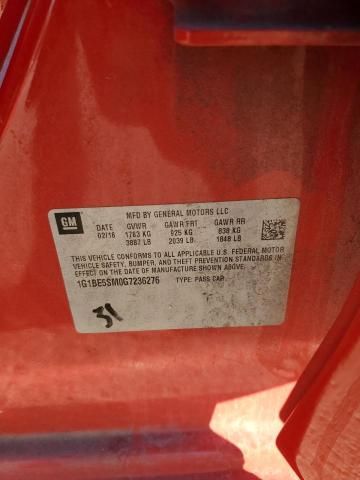 2016 Chevrolet Cruze lt