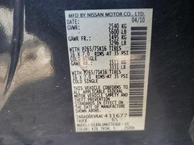 2010 Nissan Frontier Crew Cab SE