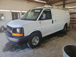 Salvage trucks for sale at Pekin, IL auction: 2013 Chevrolet Express G2500