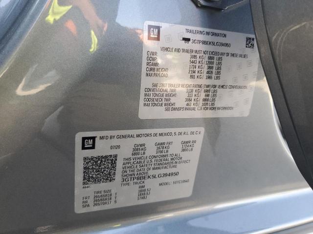 2020 GMC Sierra C1500 sle