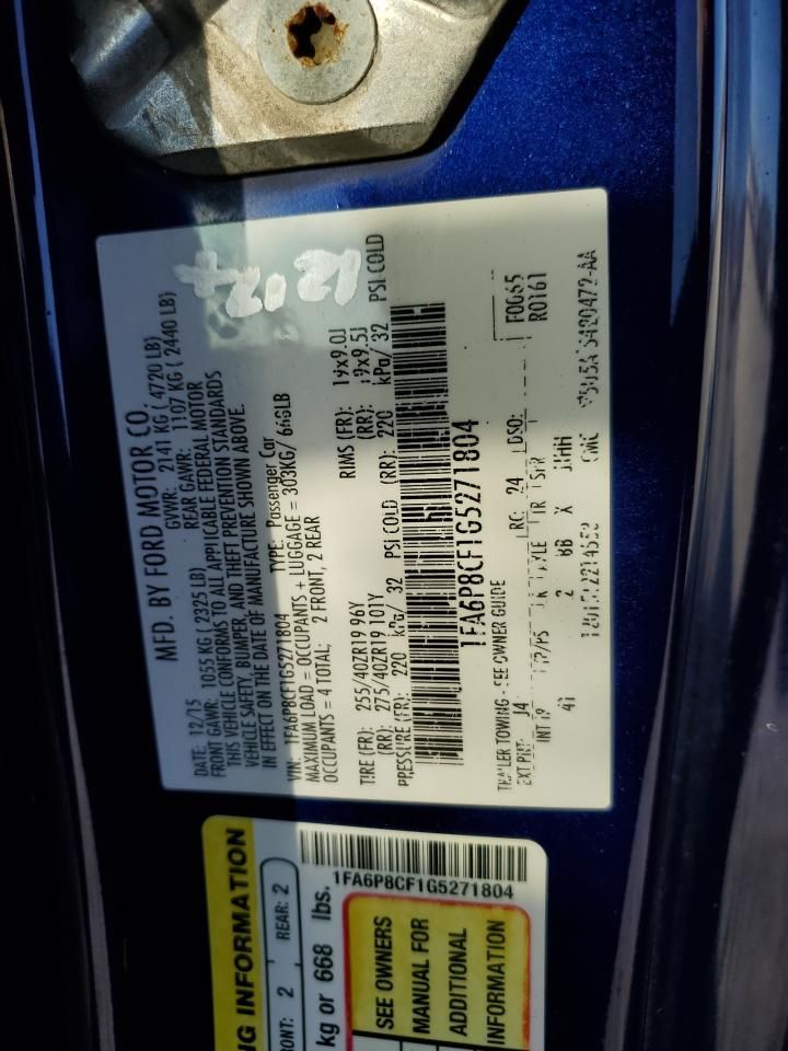 2016 Ford Mustang gt