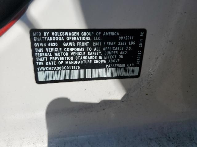 2012 Volkswagen Passat SEL