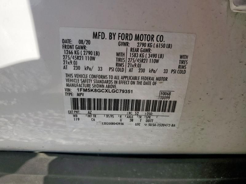 2020 Ford Explorer ST
