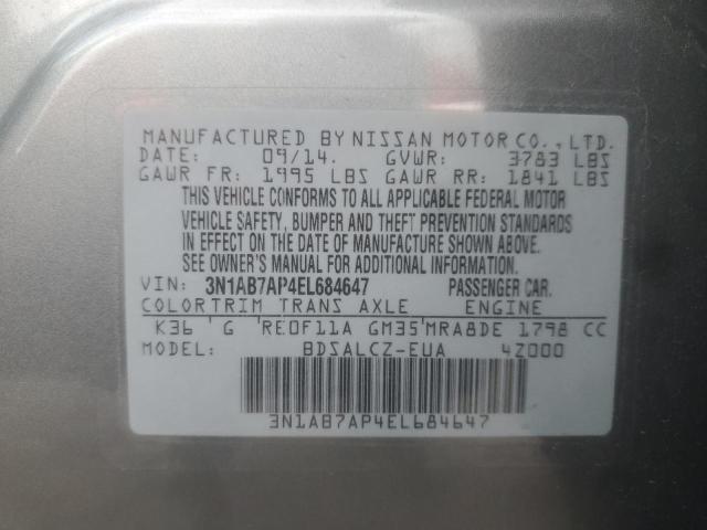 2014 Nissan Sentra s