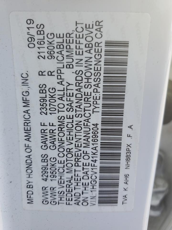 2019 Honda Accord ex