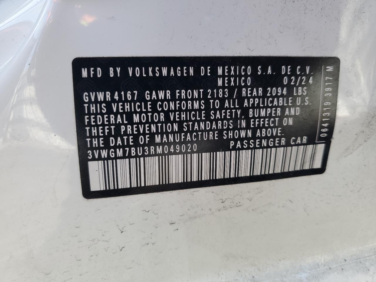 2024 Volkswagen Jetta sel