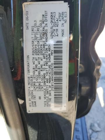 2003 Toyota 4runner SR5