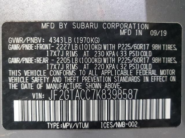2019 Subaru Crosstrek Premium