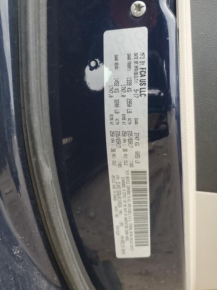 2018 Chrysler Pacifica Touring l