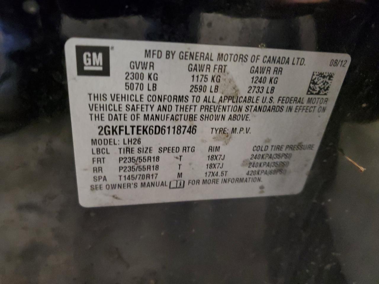 2013 GMC Terrain sle