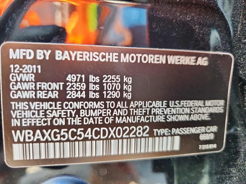 2012 BMW 528 I