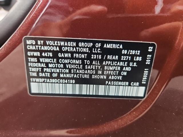 2013 Volkswagen Passat SE