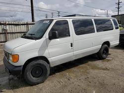Salvage cars for sale from Copart Los Angeles, CA: 2006 Ford Econoline E350 Super Duty Wagon