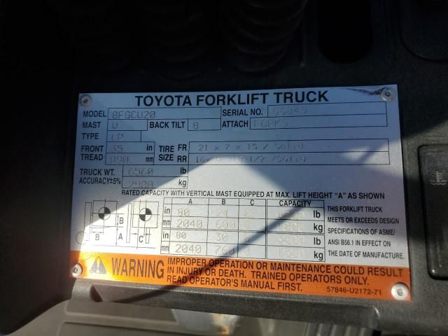 2015 Toyota Fork Lift