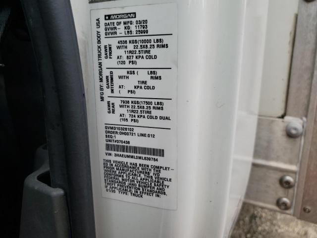 2021 International MV607-Refrigerated BOX Truck