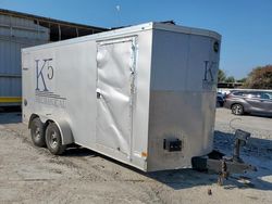 Salvage trucks for sale at Corpus Christi, TX auction: 2020 Wells Cargo Enclosed Cargo Trailer