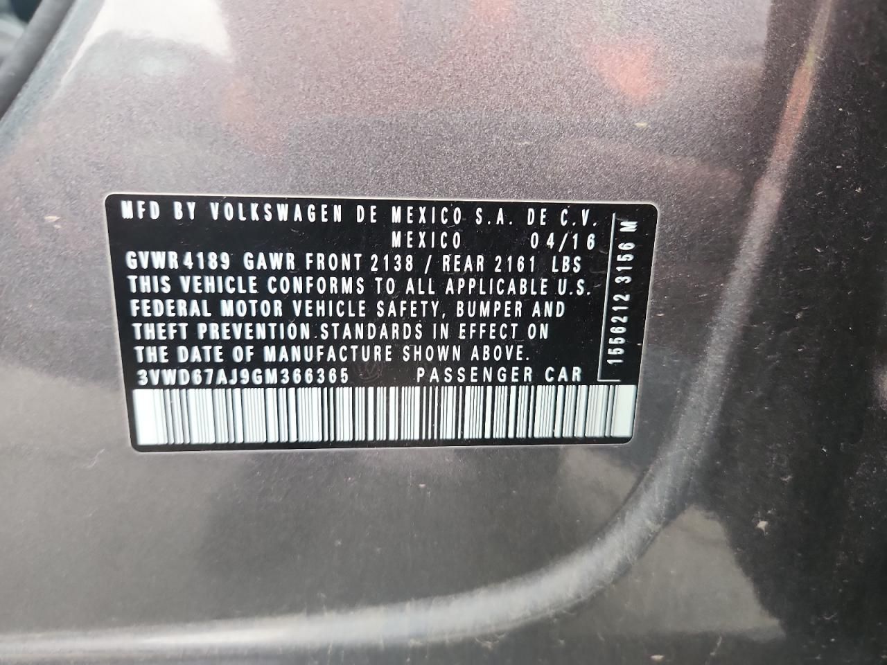 2016 Volkswagen Jetta se