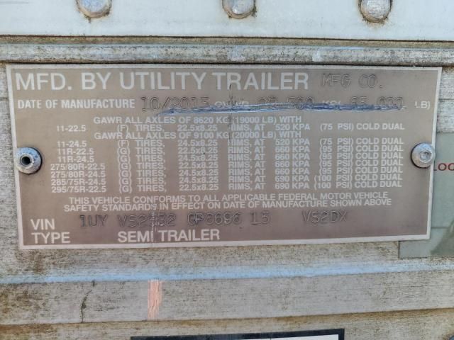 2016 Utility VS2DX DRY Van Trailer