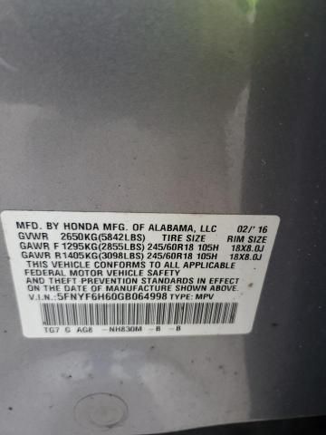 2016 Honda Pilot EXL