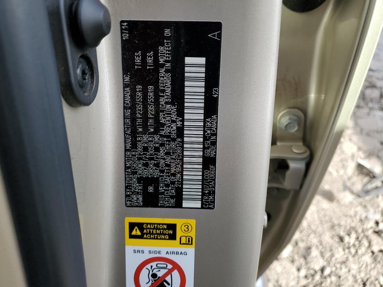 2015 Lexus Rx 350 Base