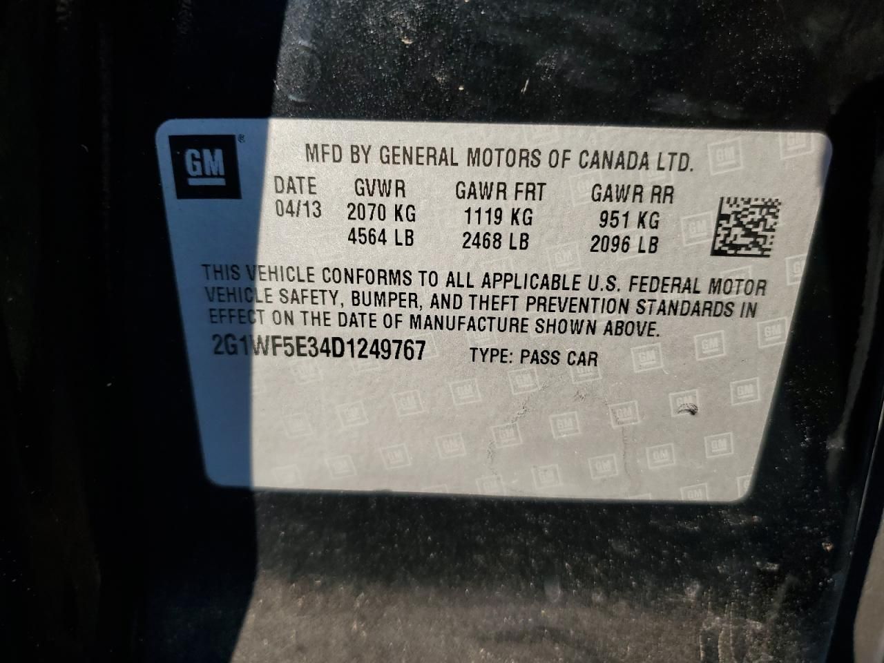 2013 Chevrolet Impala ls