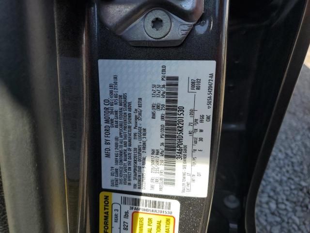 2019 Ford Fusion SE