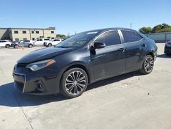 Salvage cars for sale from Copart Wilmer, TX: 2014 Toyota Corolla l
