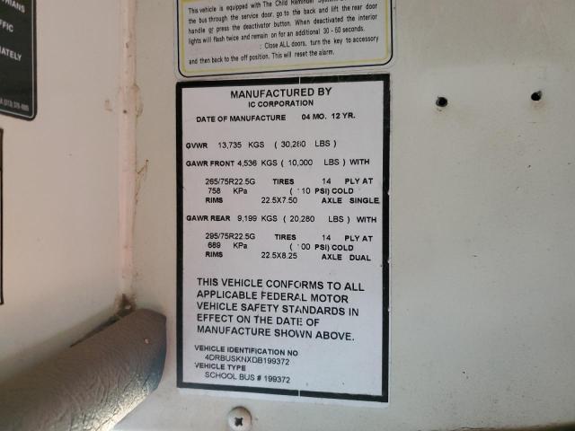 2013 Icrp 2013 IC Corporation CE Series School-School Bus