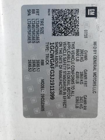 2018 Chevrolet Express G2500