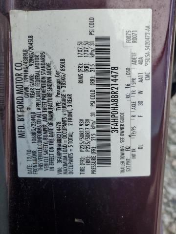 2011 Ford Fusion SE