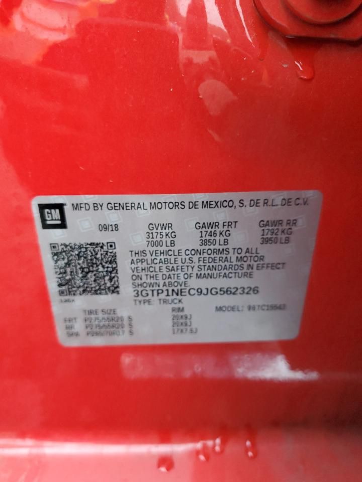 2018 GMC Sierra C1500 slt