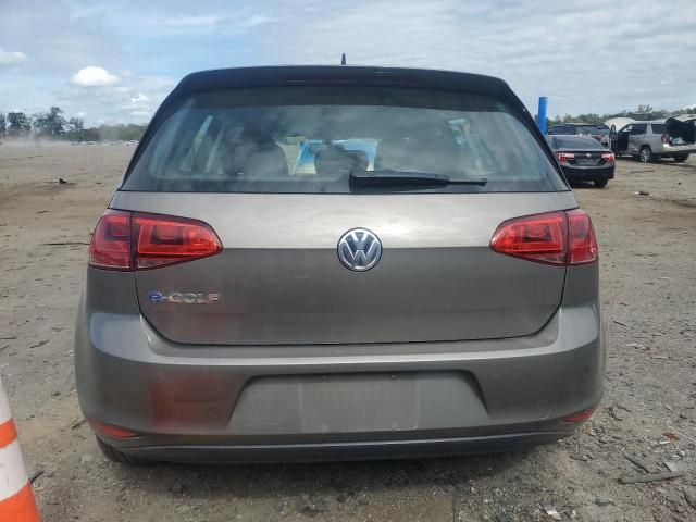 2016 Volkswagen E-GOLF SE