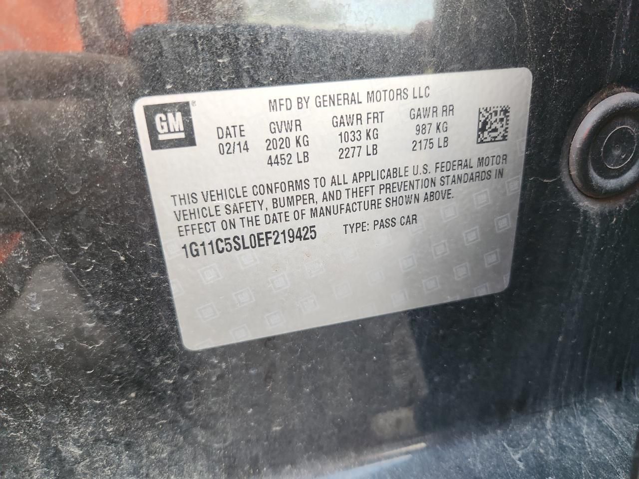 2014 Chevrolet Malibu 1LT