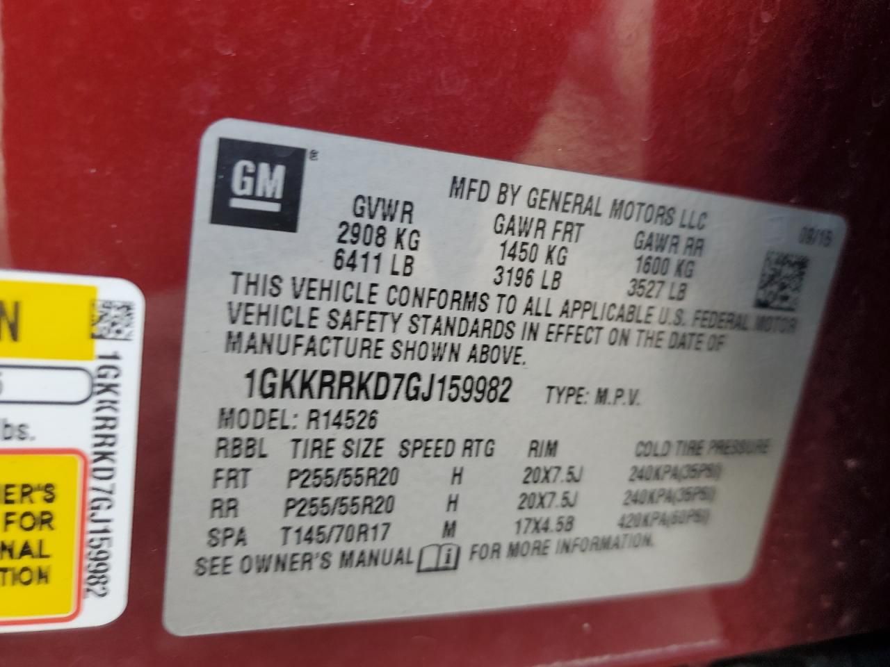 2016 GMC Acadia Slt-1