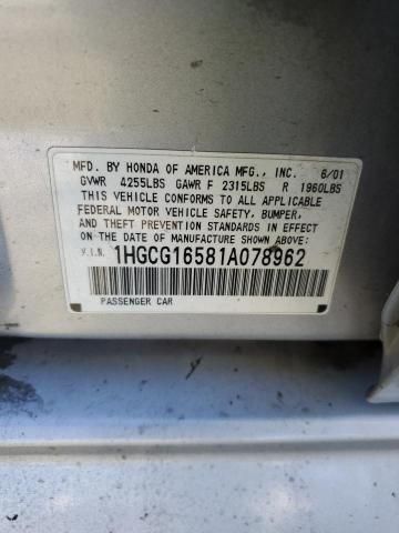 2001 Honda Accord EX