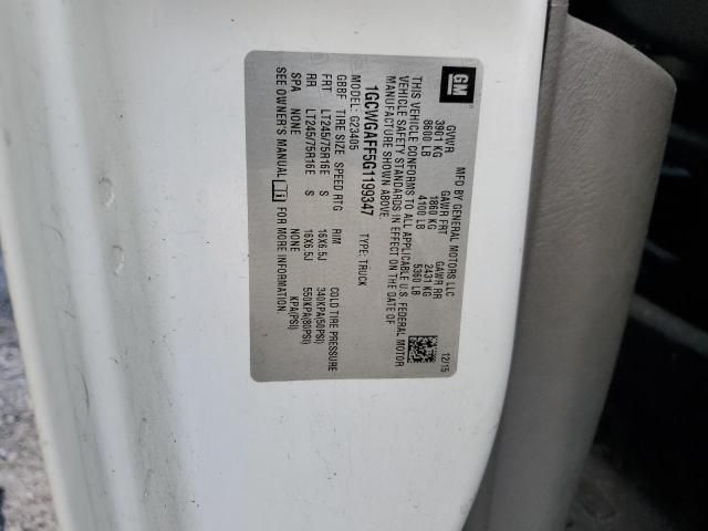 2016 Chevrolet Express G2500