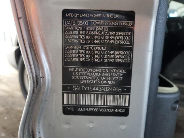 2003 Land Rover Discovery II SE