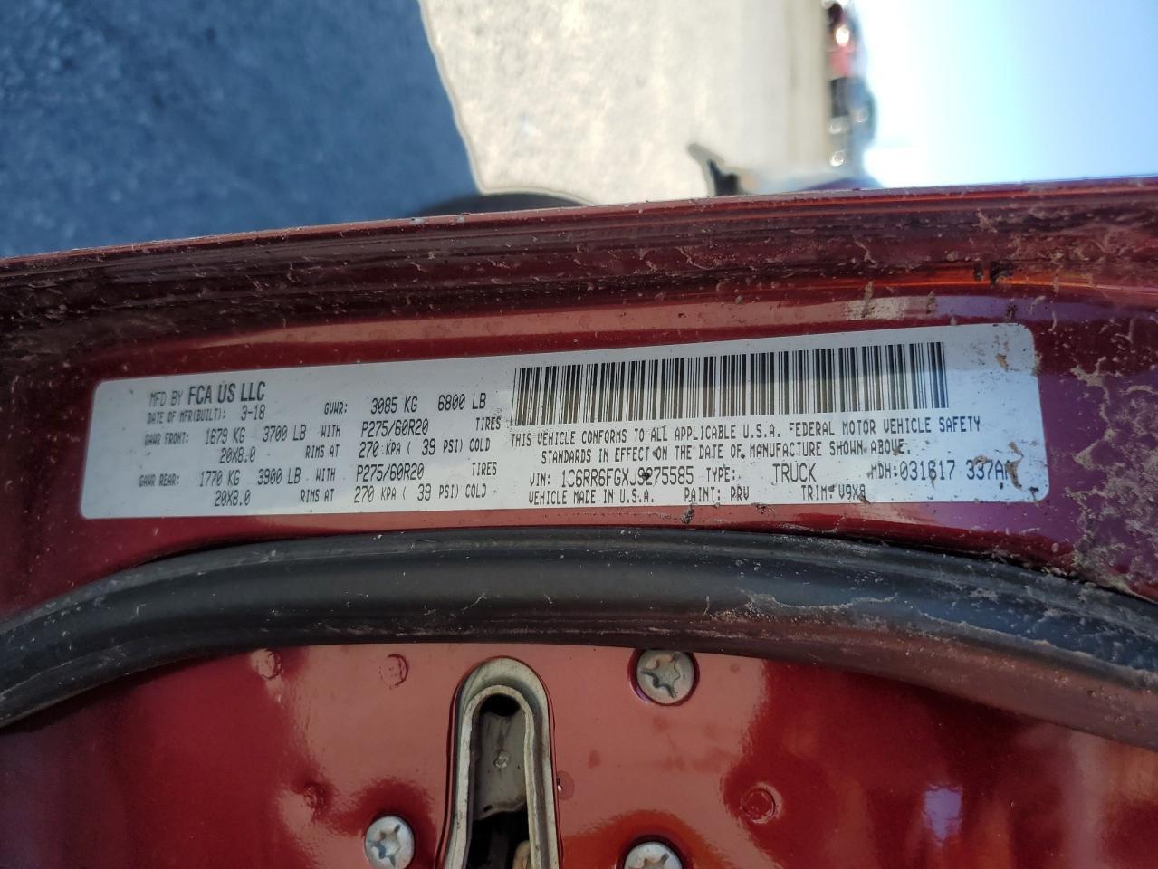 2018 Dodge Ram 1500 st