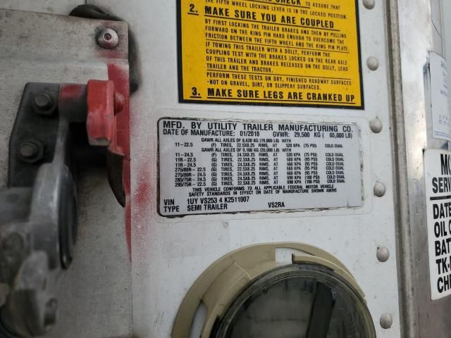 2019 Utility VS2RA Refrigerated Van Trailer