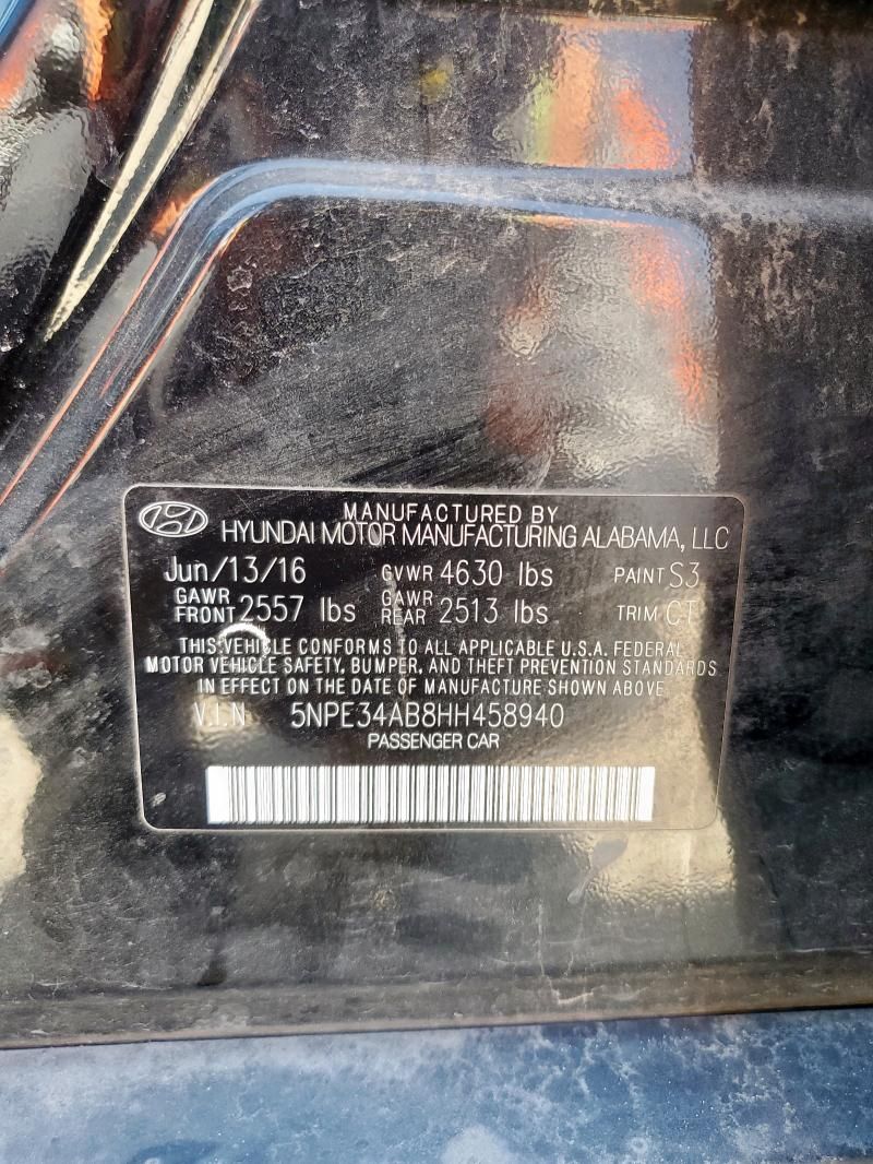 2017 Hyundai Sonata Sport