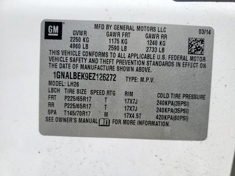 2014 Chevrolet Equinox LT