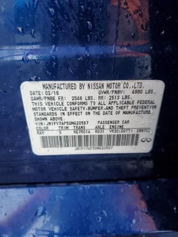 2016 Infiniti Q50 red Sport 400