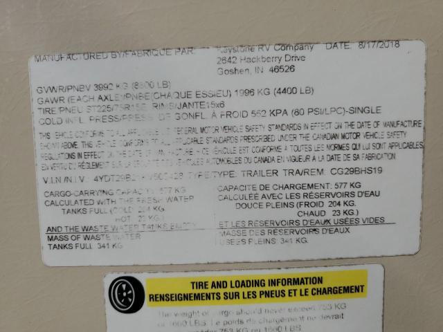 2019 Keystone Cougar Camper