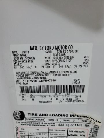 2013 Ford F150 Supercrew