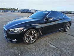 Salvage cars for sale from Copart Homestead, FL: 2018 Infiniti Q60 Luxe 300