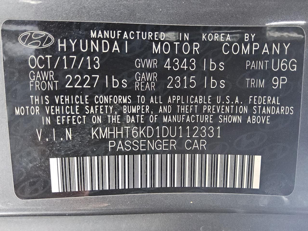 2013 Hyundai Genesis Coupe 2.0t