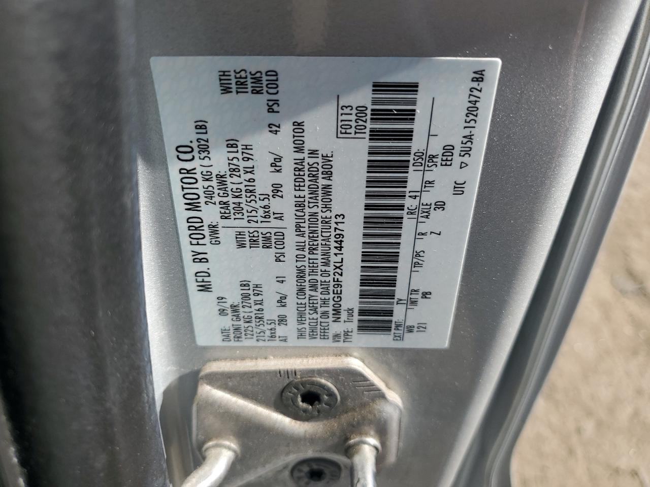 2020 Ford Transit Connect xlt