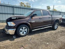 Salvage trucks for sale at Lansing, MI auction: 2014 Dodge RAM 1500 SLT