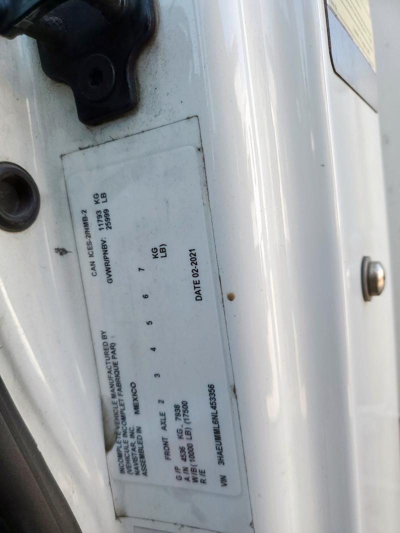 2022 International MV607-BOX Truck